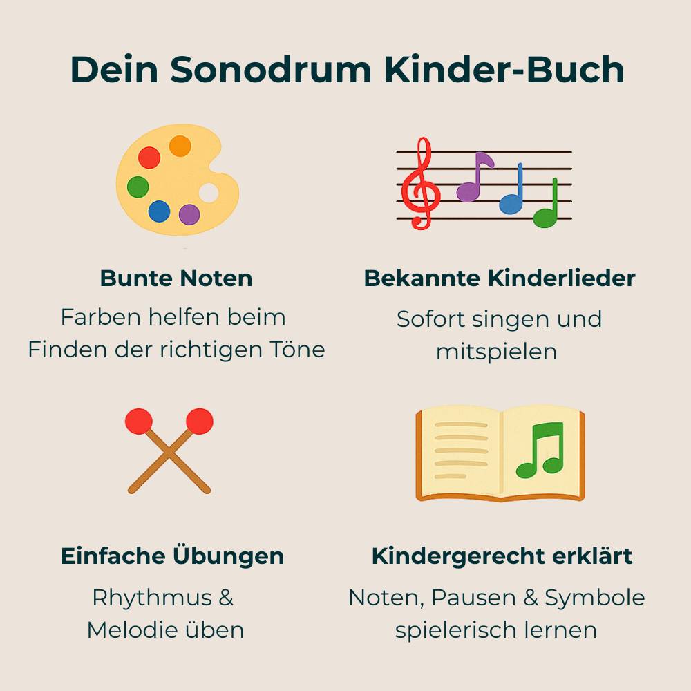 Sonodrum Zungentrommel - Kinder Starter Set - Standard 14 / 20 cm