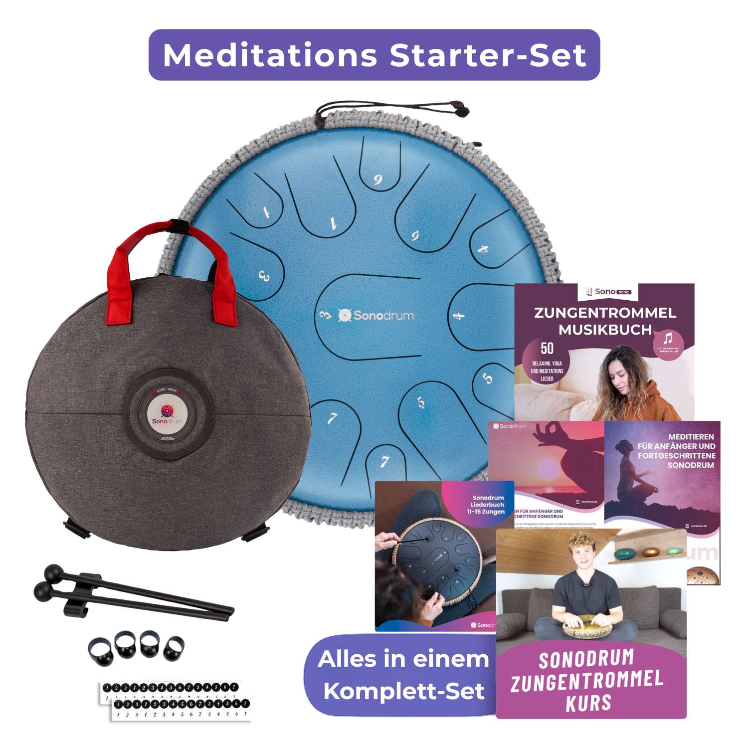 Sonodrum Zungentrommel - Meditations Starter Set