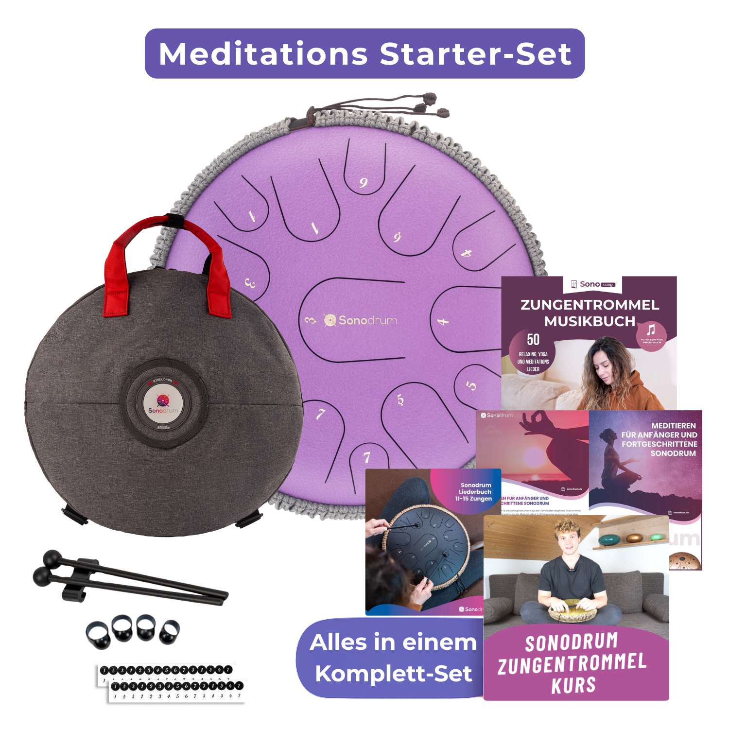 Sonodrum Zungentrommel - Meditations Starter Set