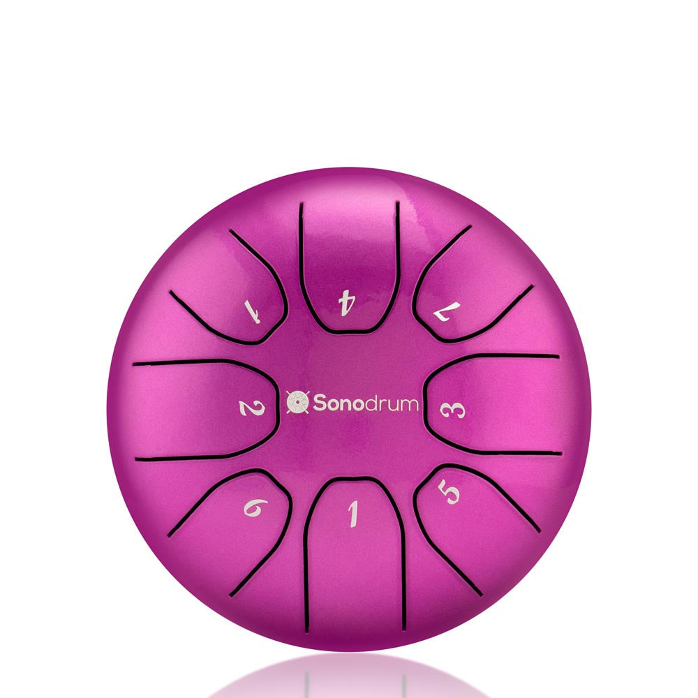 Sonodrum Zungentrommel - "Standard" - Handgefertigt - (14cm / 20cm) - 8 Zungen - C-Dur