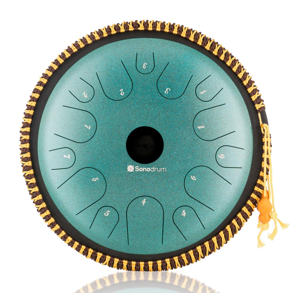 Sonodrum Zungentrommel - "Exclusive" - Handgefertigt - 38cm - 14 Zungen - C-Dur