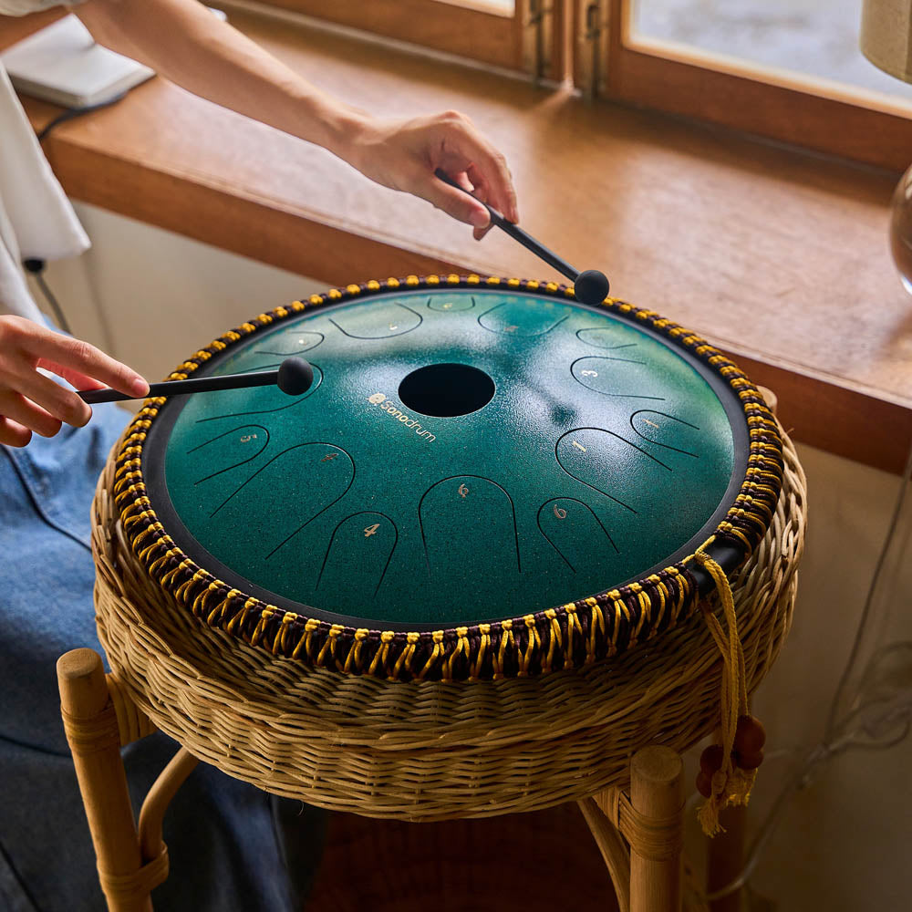 Sonodrum Zungentrommel - "Exclusive" - Handgefertigt - 38cm - 14 Zungen - C-Dur