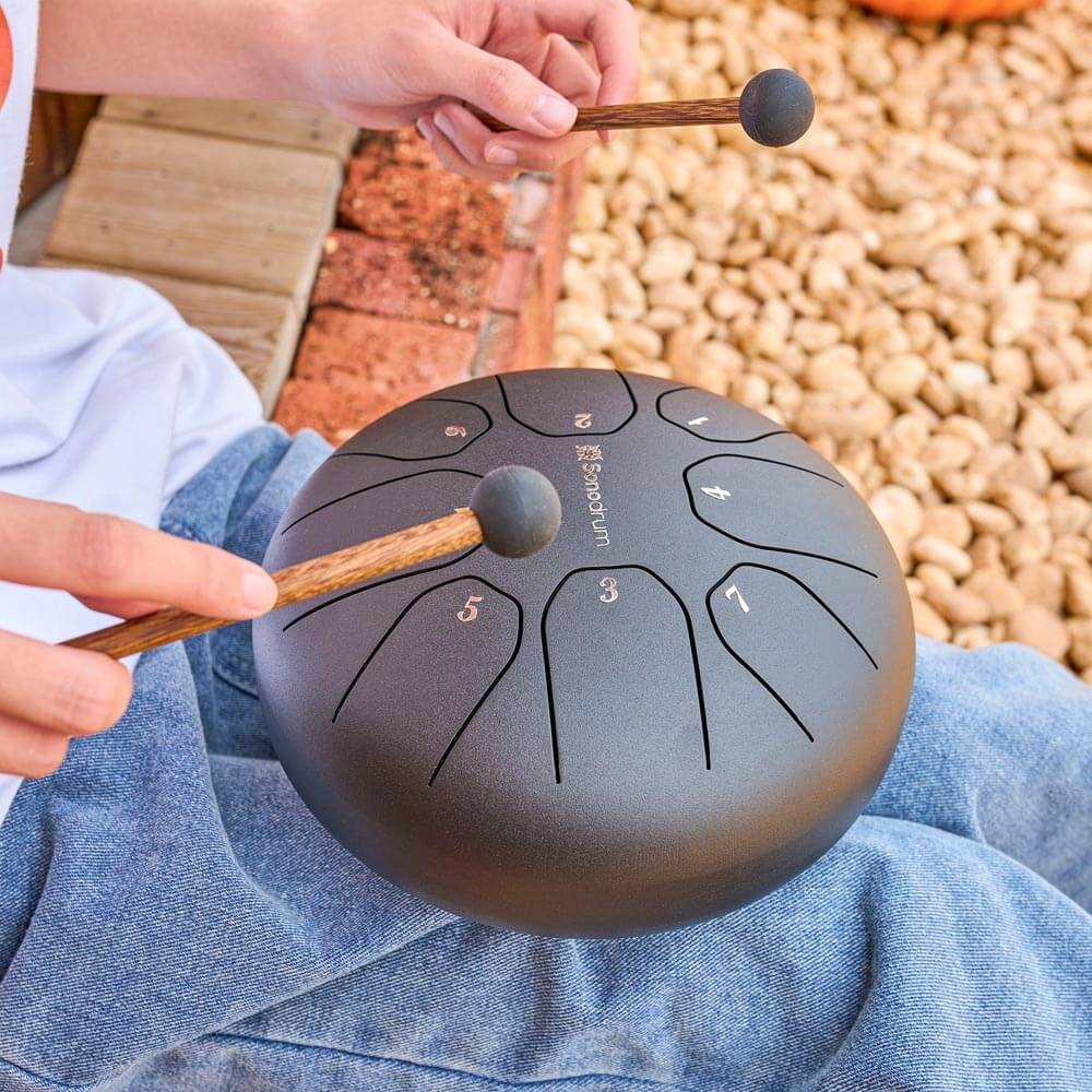 Sonodrum Zungentrommel - "Standard" - Handgefertigt - (14cm / 20cm) - 8 Zungen - C-Dur
