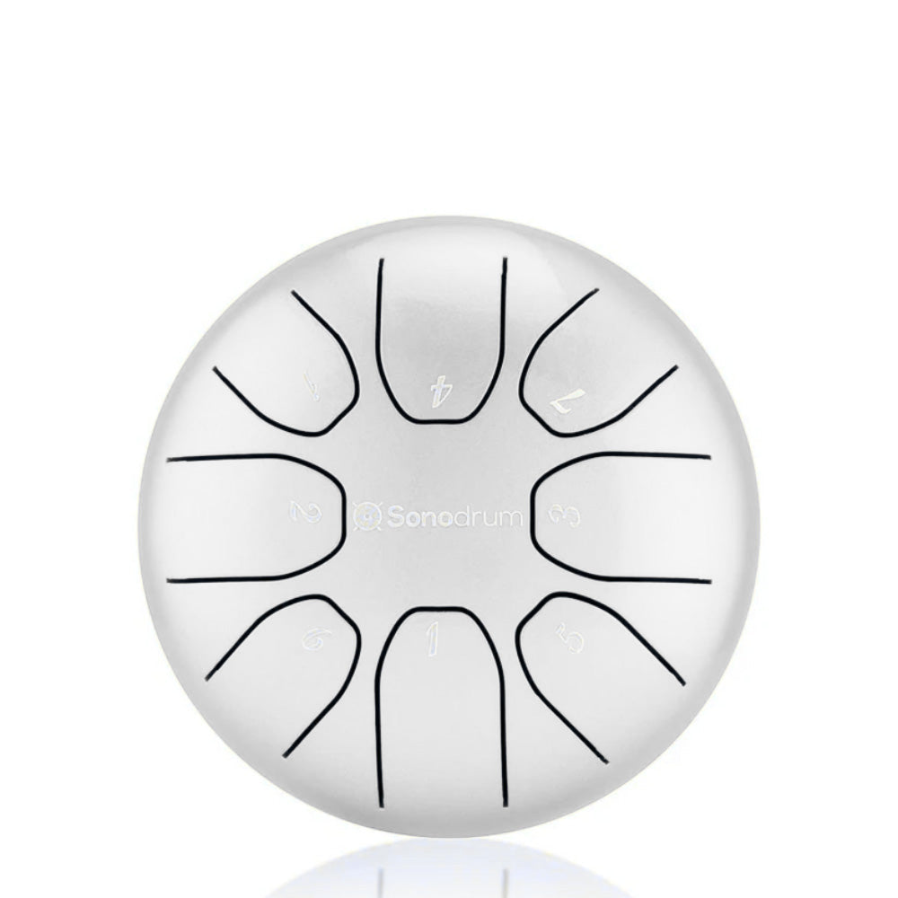 Sonodrum „Standard“ Rhythmus-Set – Zungentrommel (14/20 cm) + Happy Beatz Lernkarten & Videokurs | Floh im Ohr TV