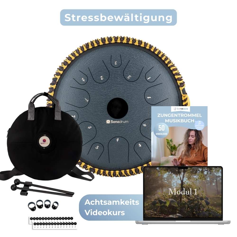 Sonodrum Zungentrommel - Stressbewältigungs Starter Set