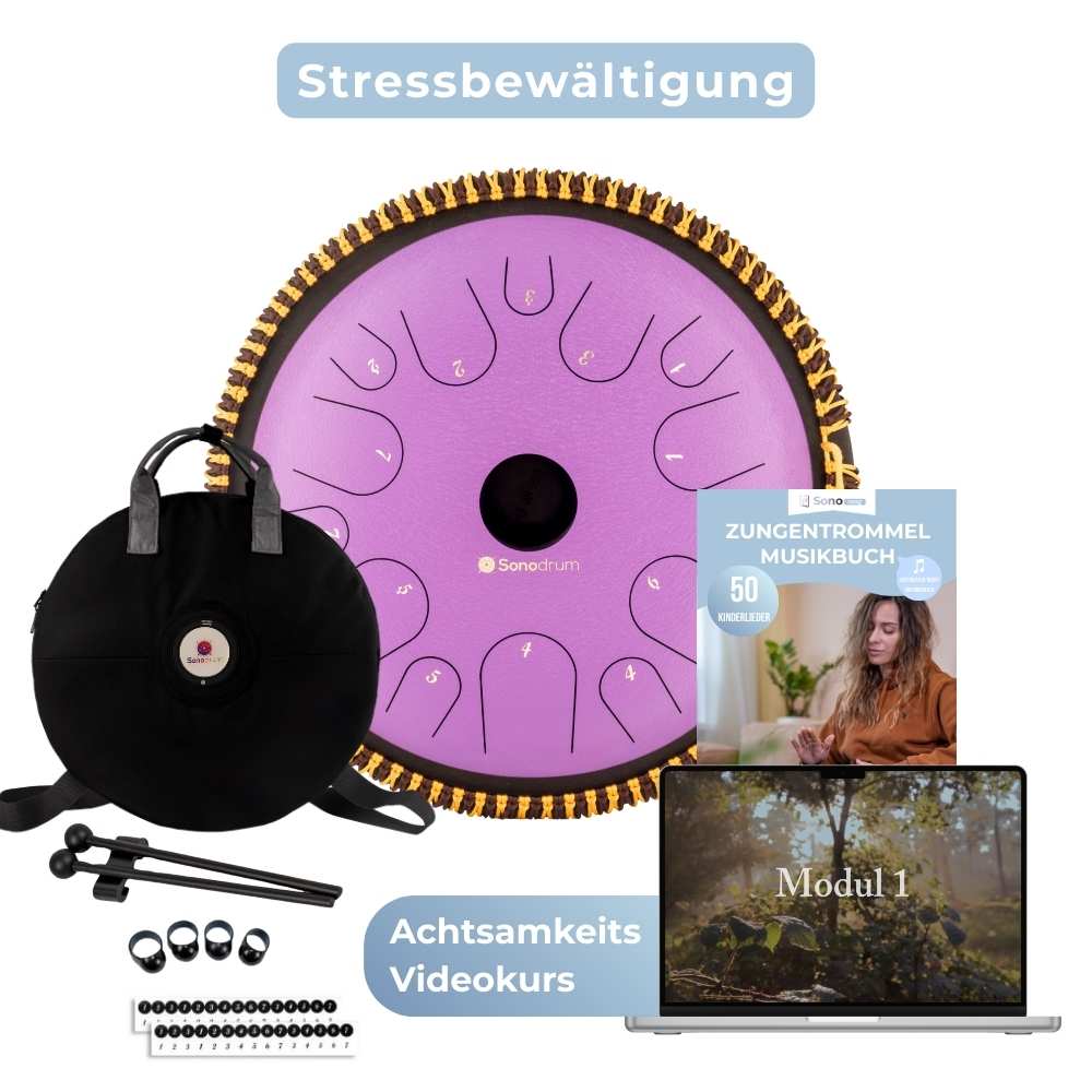 Sonodrum Zungentrommel - Stressbewältigungs Starter Set