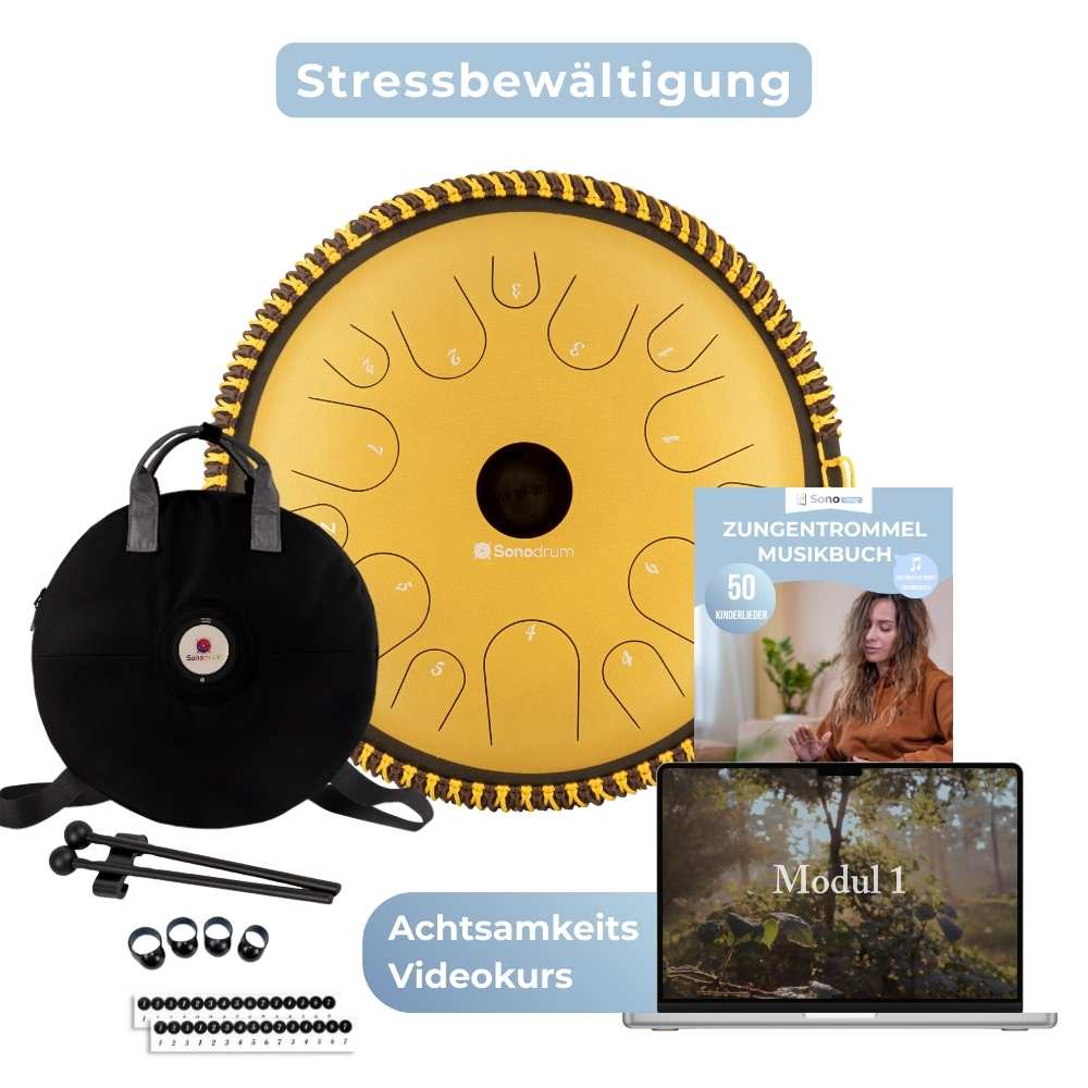 Sonodrum Zungentrommel - Stressbewältigungs Starter Set