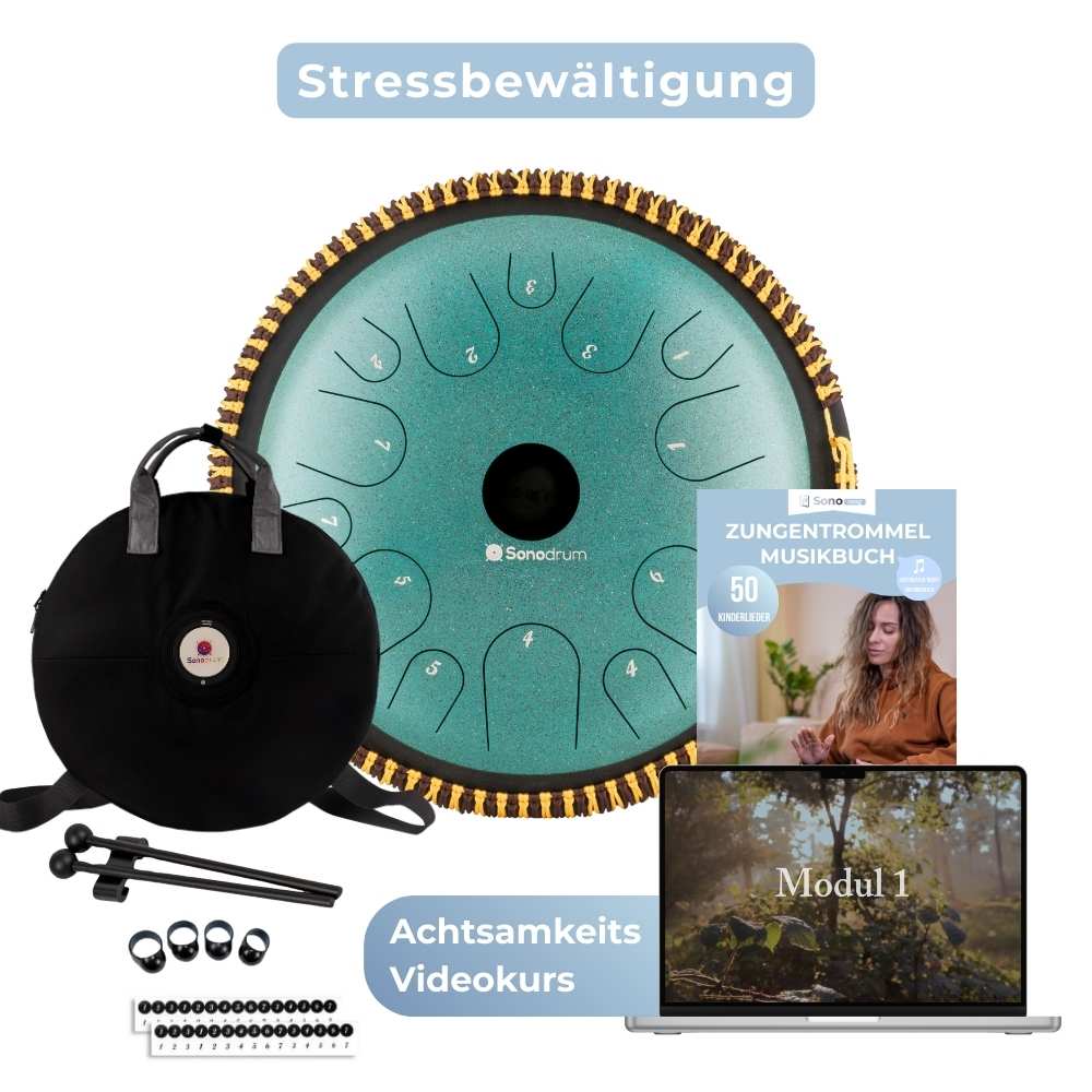 Sonodrum Zungentrommel - Stressbewältigungs Starter Set