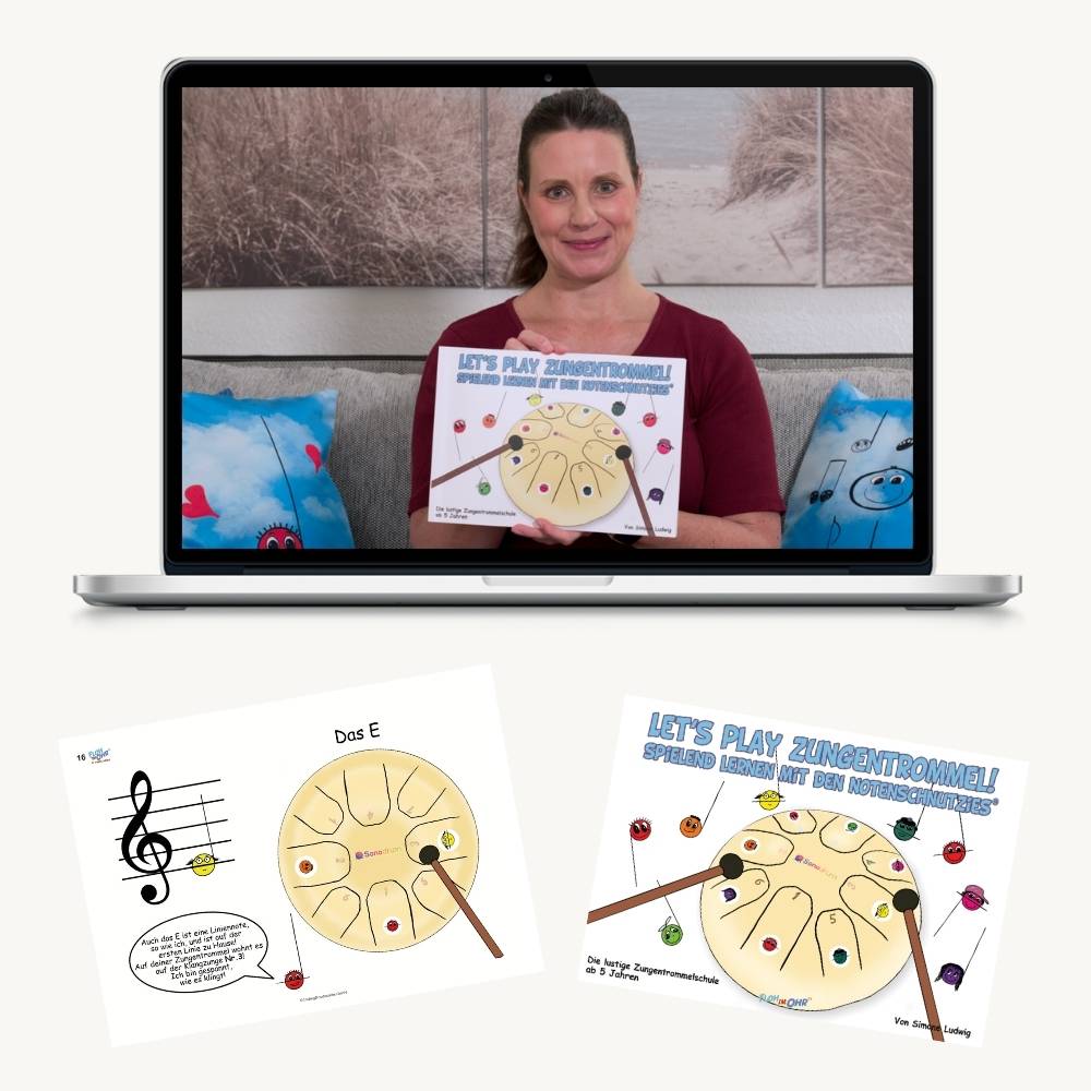 Sonodrum - Premium 15 Zungen Paket - Let’s Play Zungentrommel & Notenschnutzies - Floh im Ohr TV