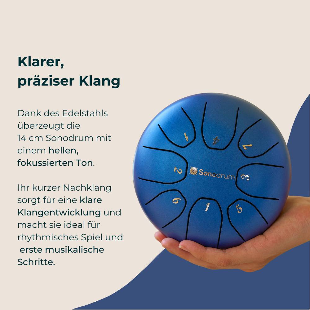 Sonodrum Zungentrommel - Kinder Starter Set - Standard 14 / 20 cm