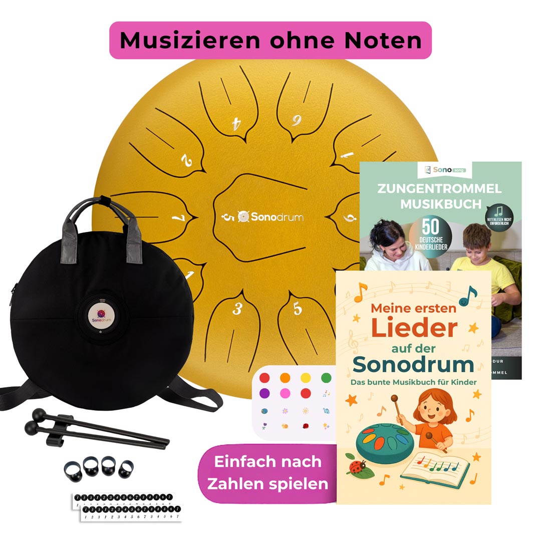 Sonodrum Zungentrommel - Kinder Starter Set - Standard 30 cm C-Dur