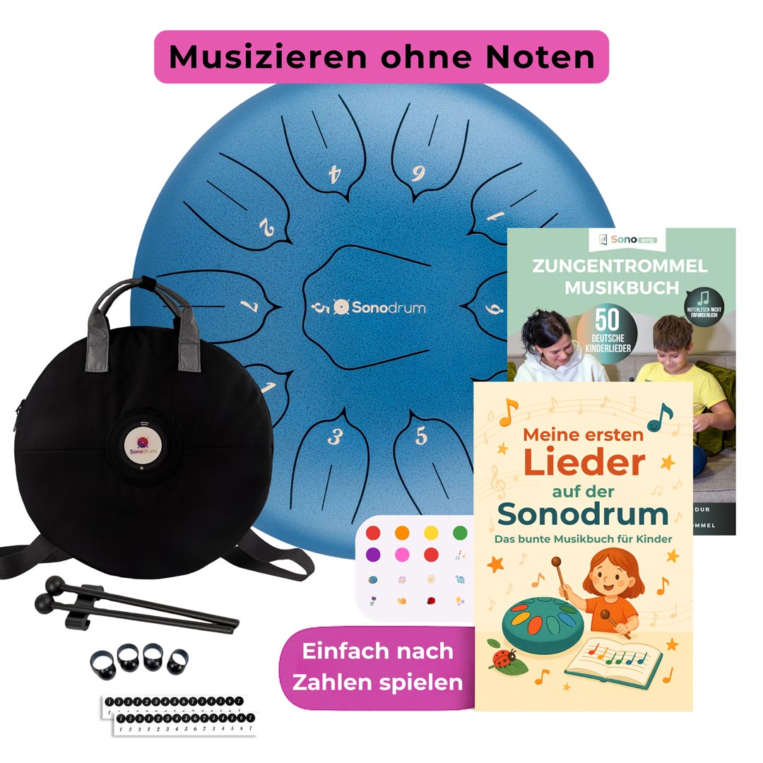 Sonodrum Zungentrommel - Kinder Starter Set - Standard 30 cm C-Dur