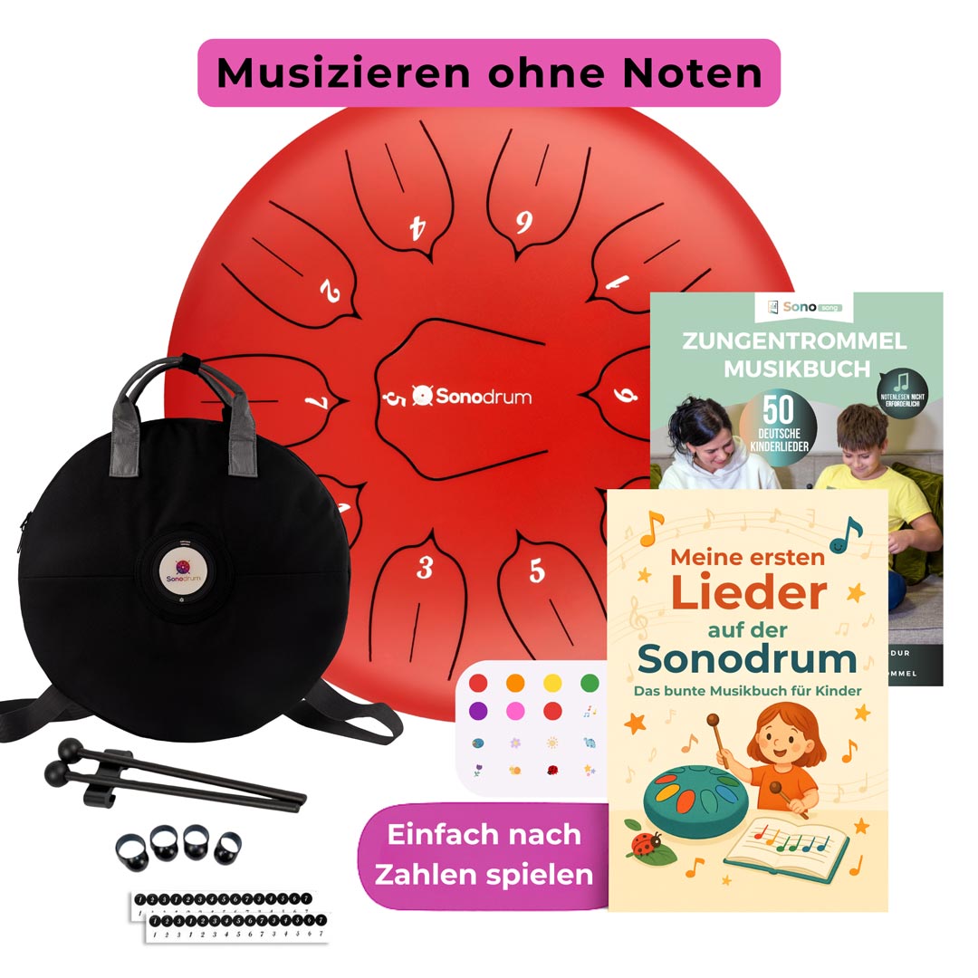 Sonodrum Zungentrommel - Kinder Starter Set - Standard 30 cm C-Dur