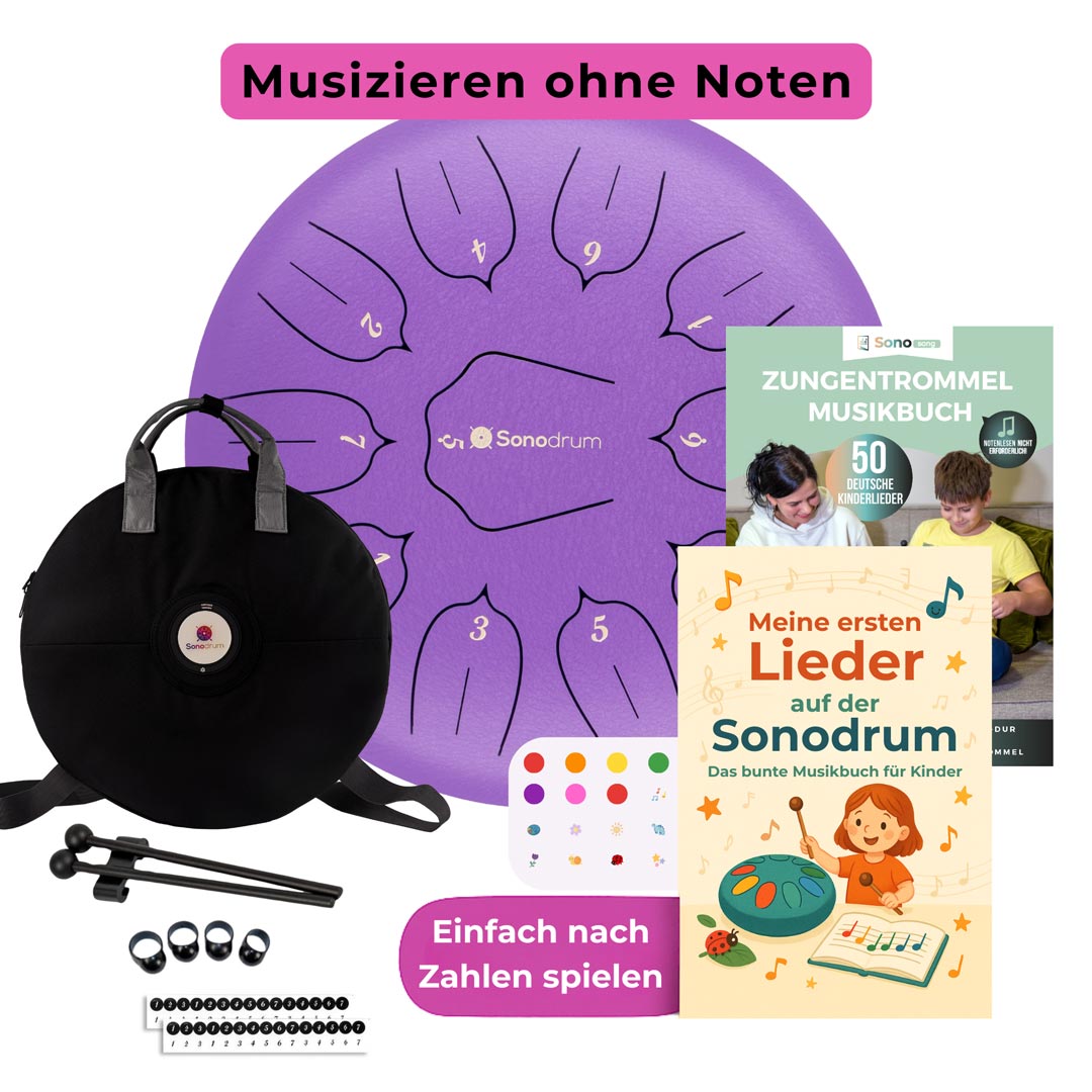 Sonodrum Zungentrommel - Kinder Starter Set - Standard 30 cm C-Dur