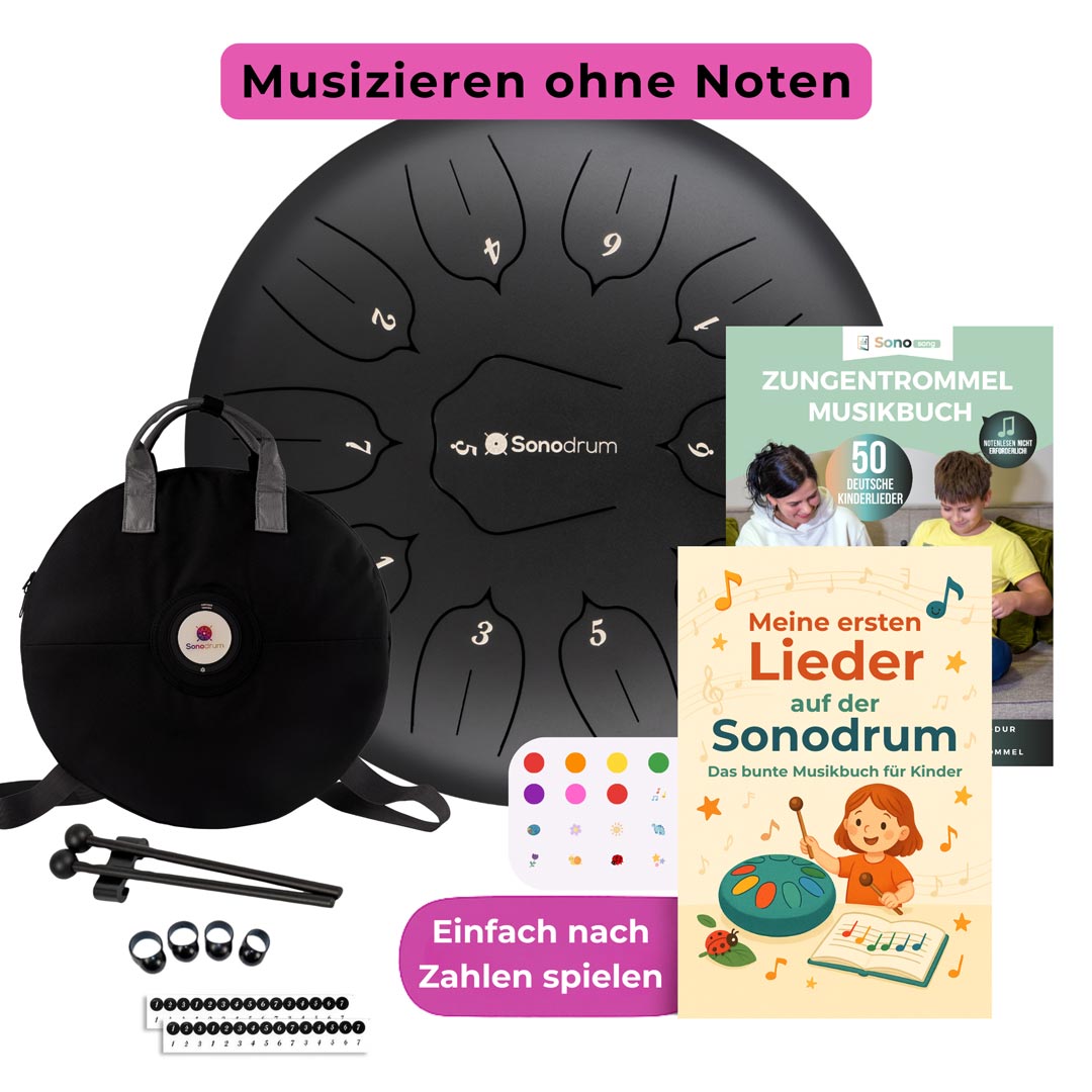 Sonodrum Zungentrommel - Kinder Starter Set - Standard 30 cm C-Dur