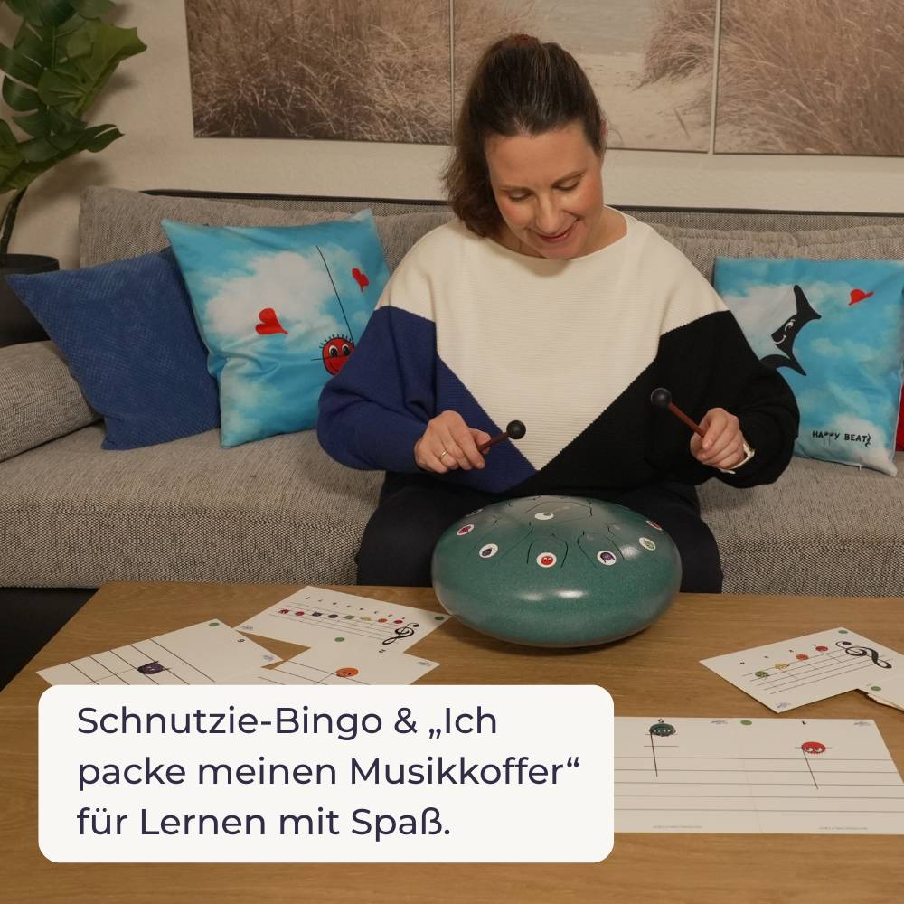 Sonodrum - Premium 15 Zungen Paket - Let’s Play Zungentrommel & Notenschnutzies - Floh im Ohr TV