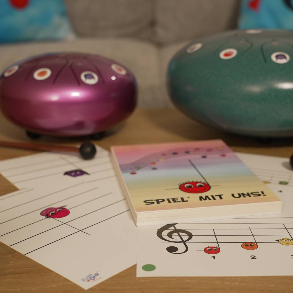 Sonodrum - Premium 15 Zungen Paket - Let’s Play Zungentrommel & Notenschnutzies - Floh im Ohr TV