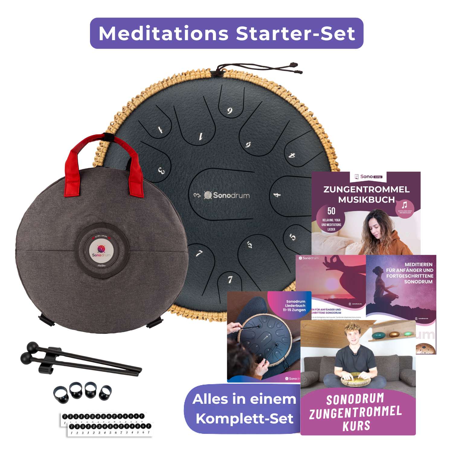 Sonodrum Zungentrommel - Meditations Starter Set