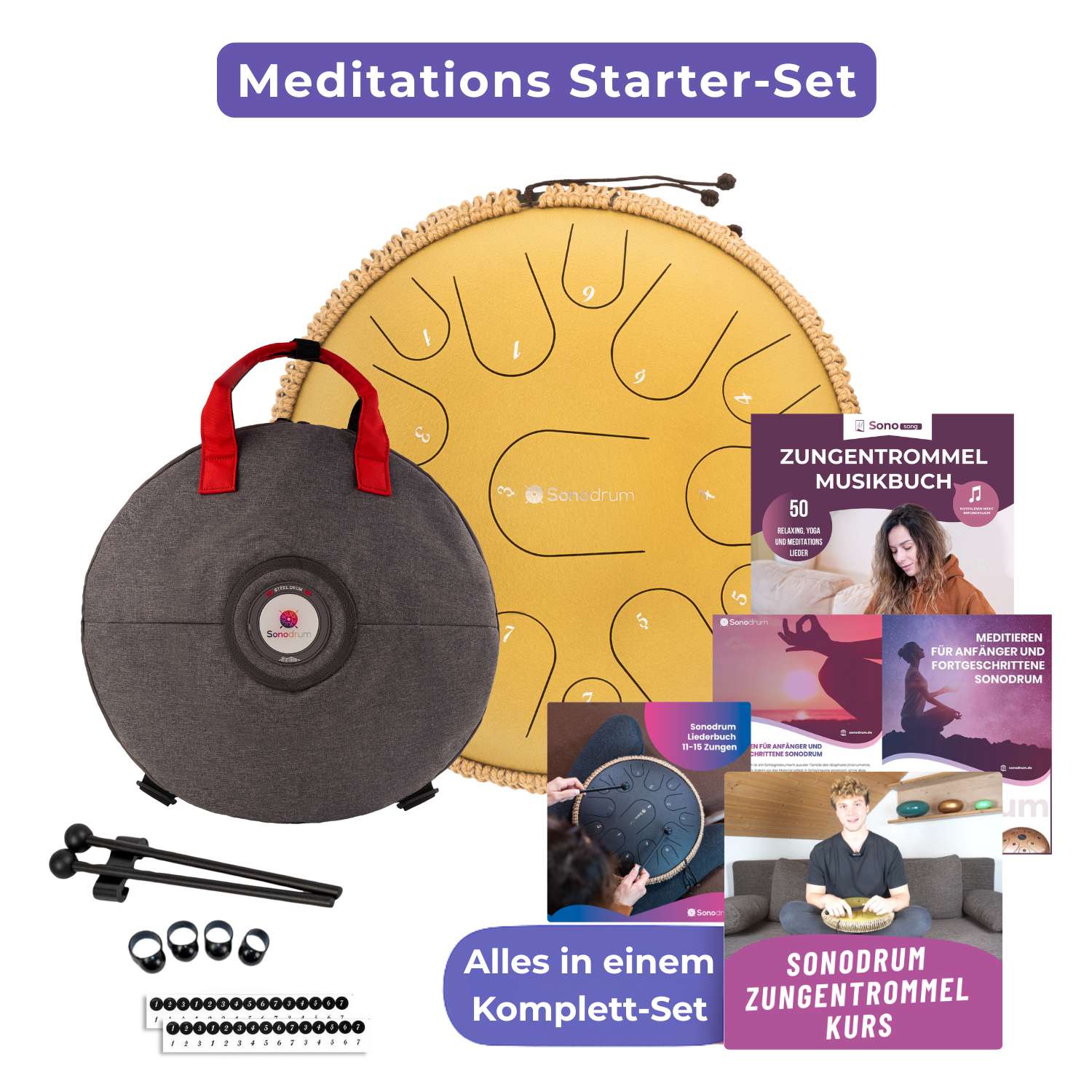 Sonodrum Zungentrommel - Meditations Starter Set