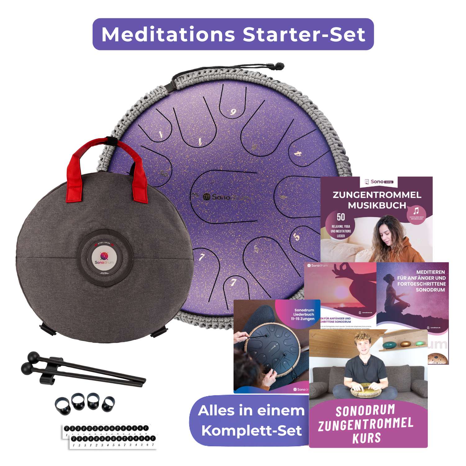 Sonodrum Zungentrommel - Meditations Starter Set