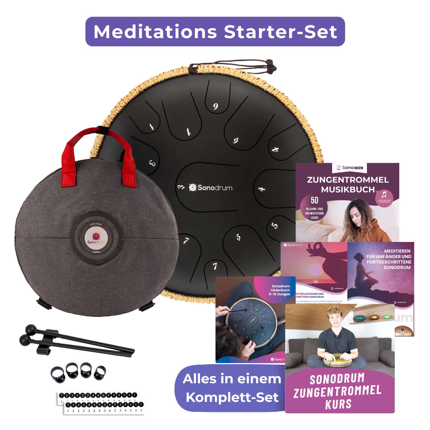 Sonodrum Zungentrommel - Meditations Starter Set