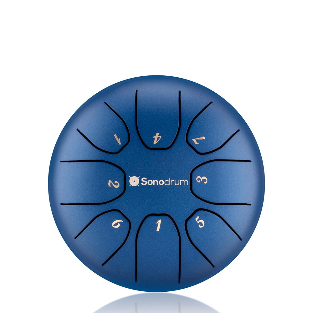 Sonodrum Zungentrommel - "Standard" - Handgefertigt - (14cm / 20cm) - 8 Zungen - C-Dur