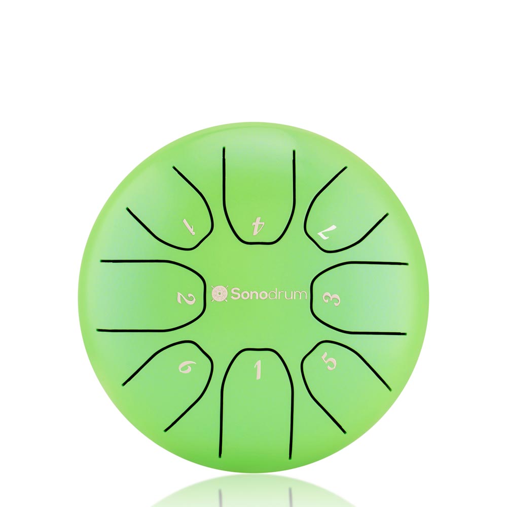Sonodrum Zungentrommel - "Standard" - Handgefertigt - (14cm / 20cm) - 8 Zungen - C-Dur