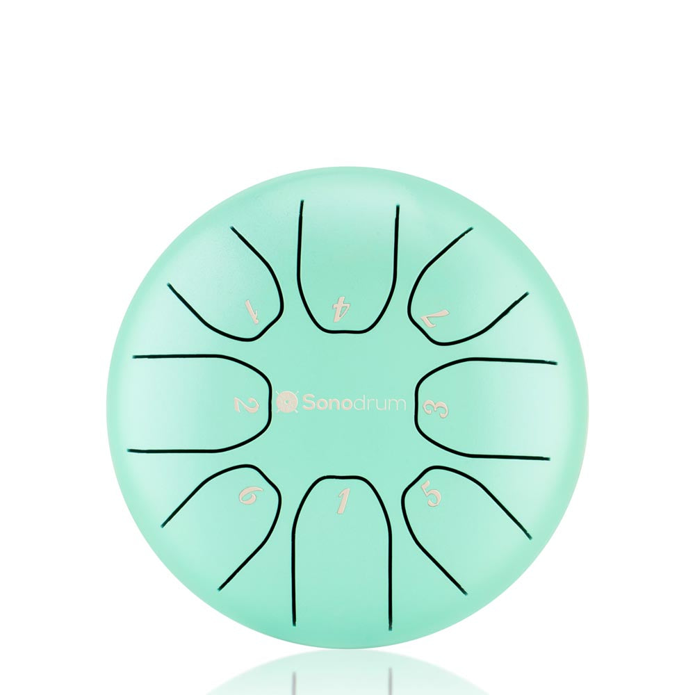 Sonodrum Zungentrommel - "Standard" - Handgefertigt - (14cm / 20cm) - 8 Zungen - C-Dur