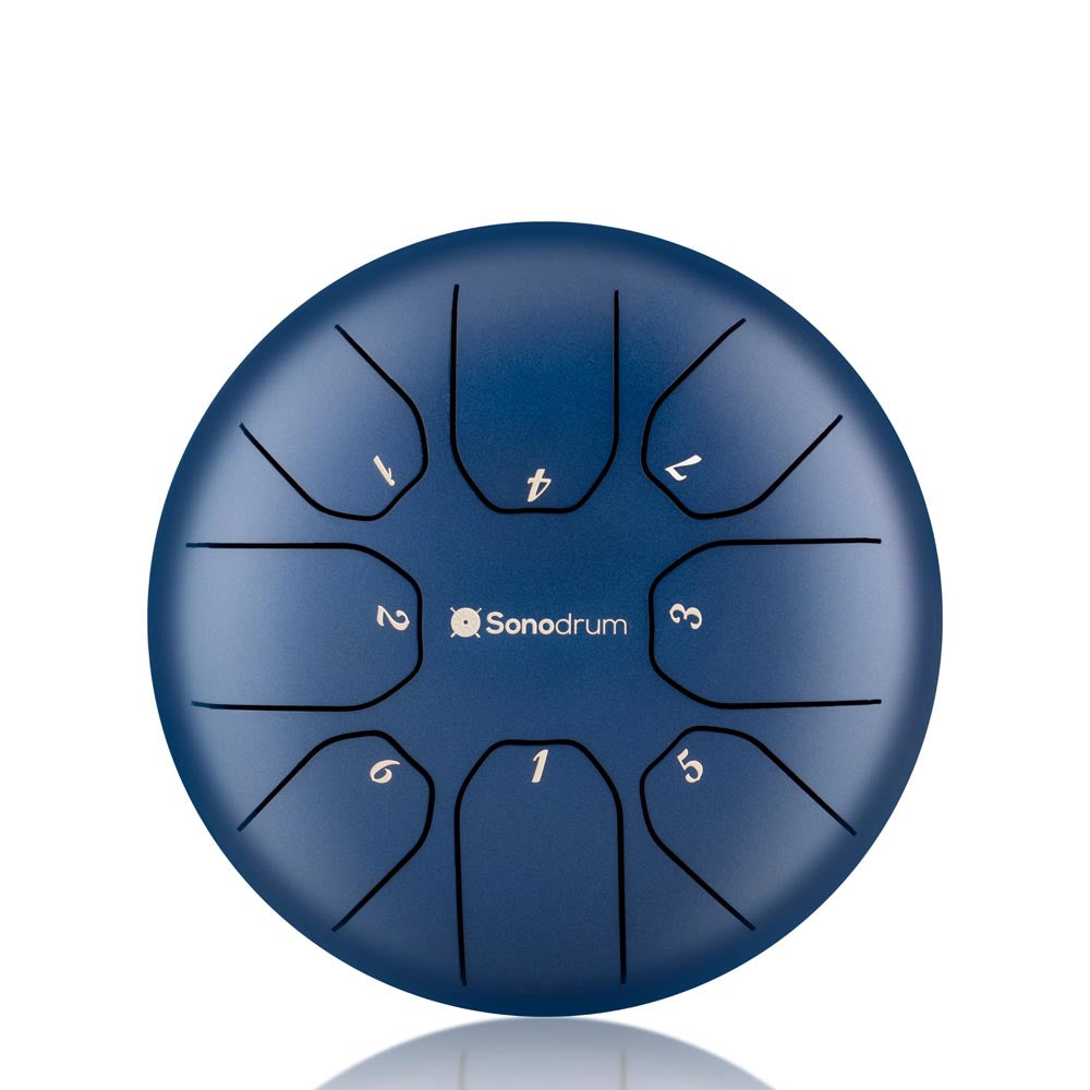 Sonodrum „Standard“ Rhythmus-Set – Zungentrommel (14/20 cm) + Happy Beatz Lernkarten & Videokurs | Floh im Ohr TV