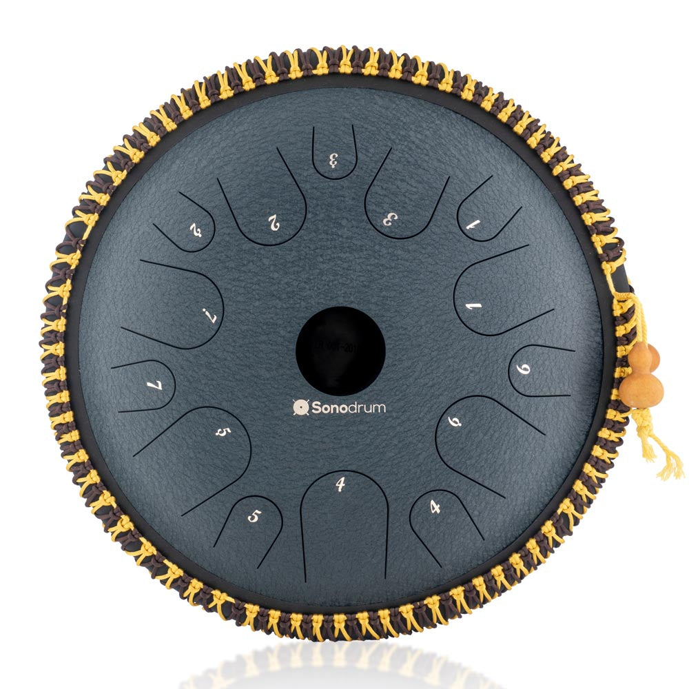 Sonodrum Zungentrommel - "Exclusive" - Handgefertigt - 38cm - 14 Zungen - C-Dur