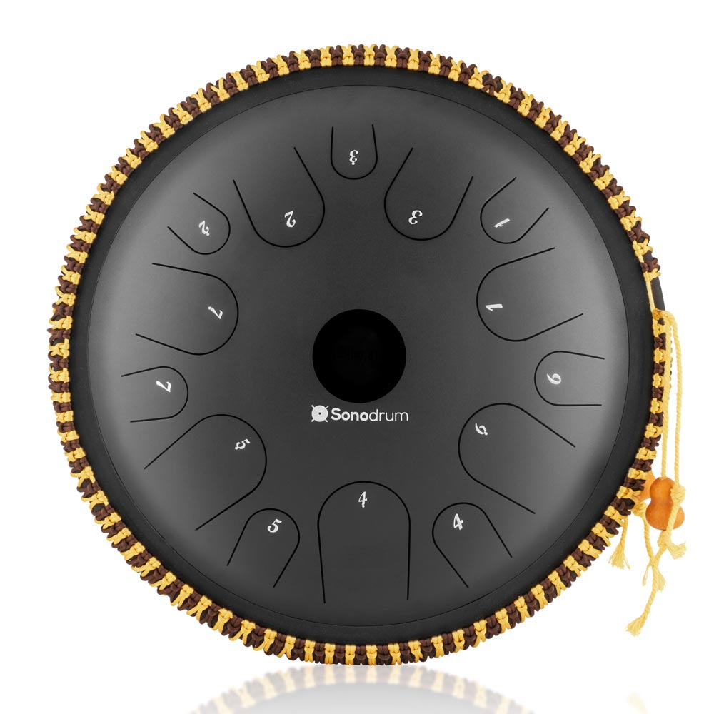 Sonodrum Zungentrommel - "Exclusive" - Handgefertigt - 38cm - 14 Zungen - C-Dur