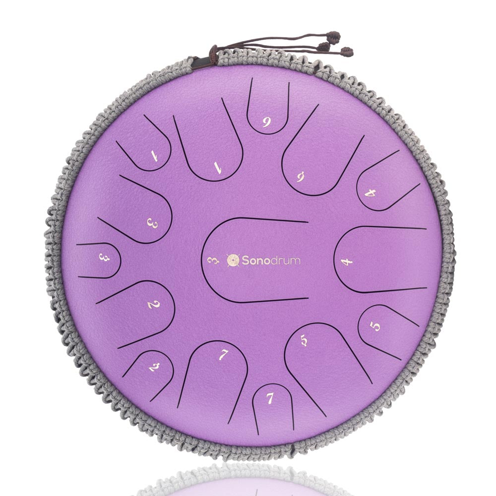Sonodrum Zungentrommel - "Premium" - Handgefertigt - 35,5cm - 15 Zungen - C-Dur