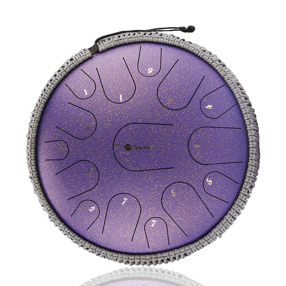 Sonodrum Zungentrommel - "Premium" - Handgefertigt - 35,5cm - 15 Zungen - C-Dur