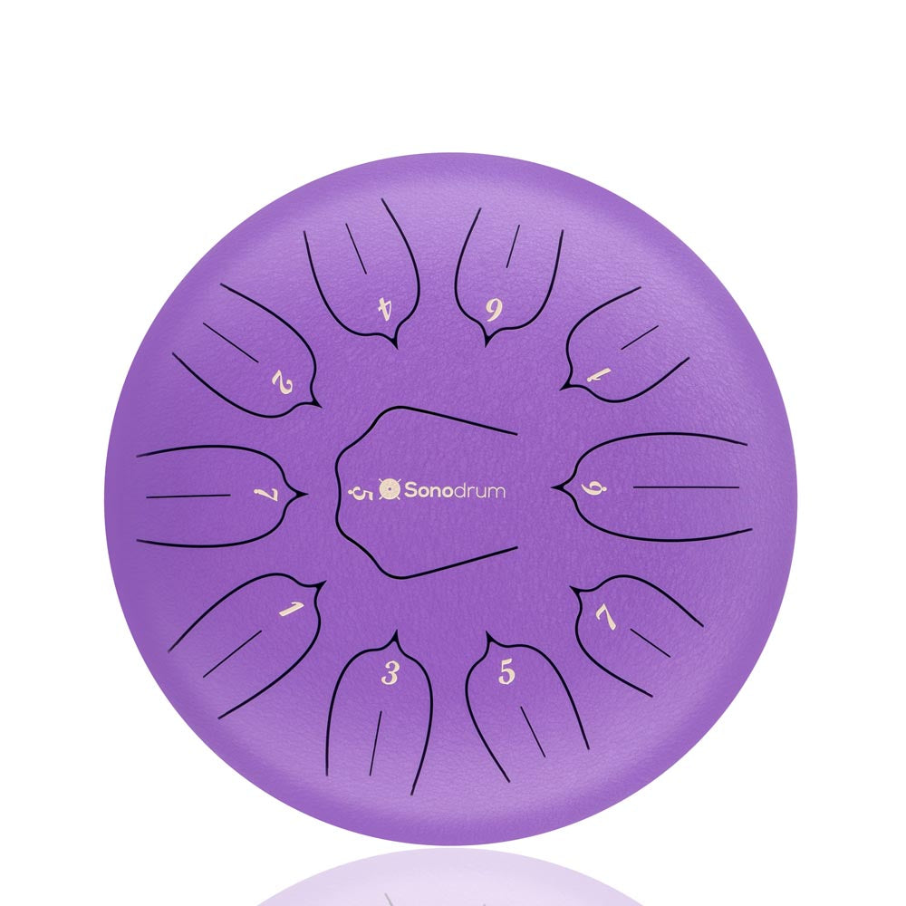 Sonodrum Zungentrommel - "Standard" - Handgefertigt - 30cm - 11 Zungen - D-Dur