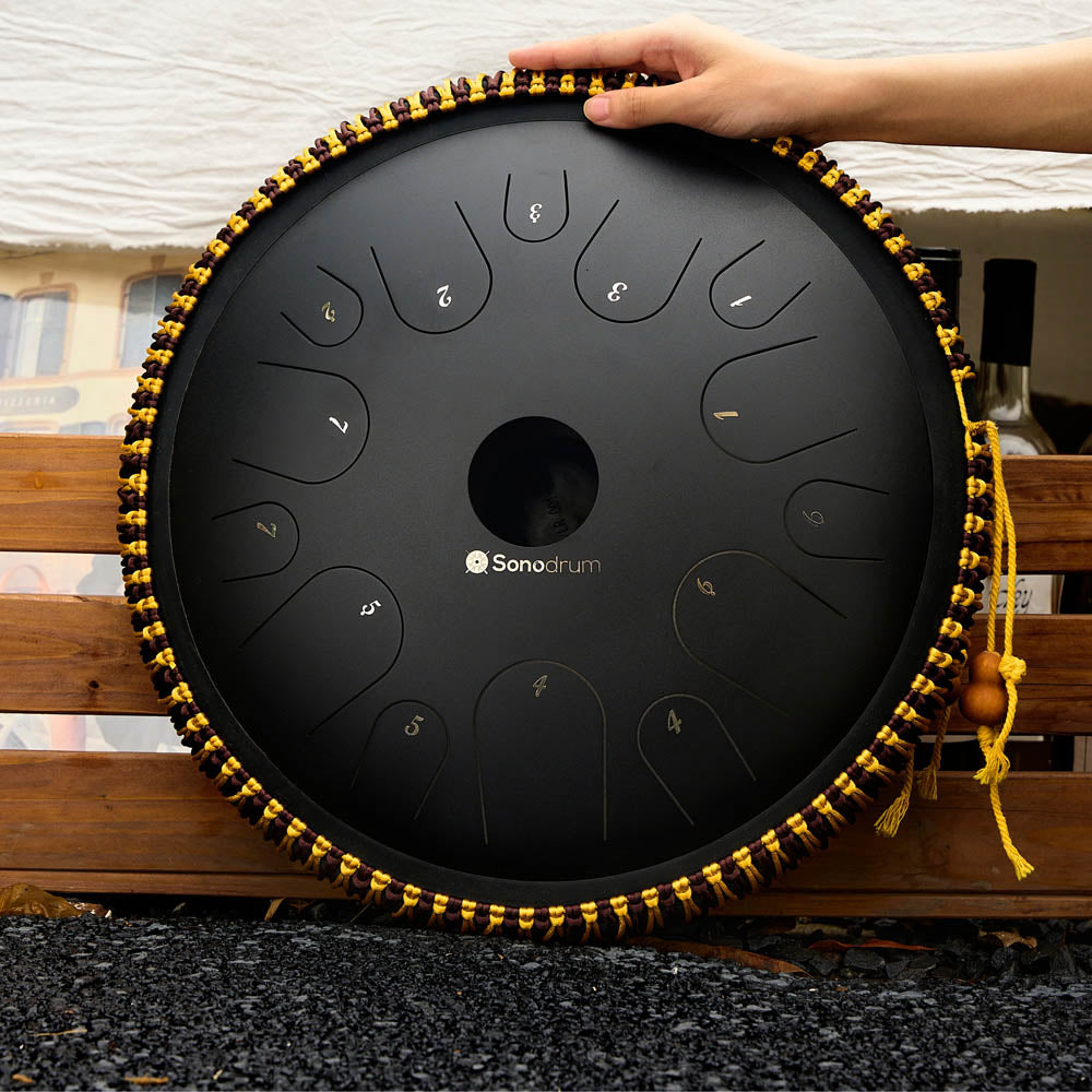 Sonodrum Zungentrommel - "Exclusive" - Handgefertigt - 38cm - 14 Zungen - C-Dur