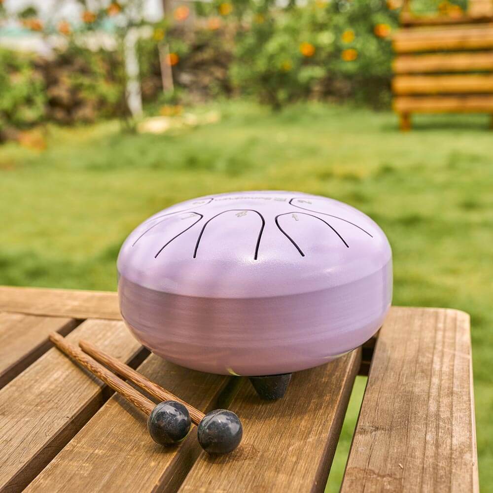 Sonodrum Zungentrommel - "Standard" - Handgefertigt - (14cm / 20cm) - 8 Zungen - C-Dur