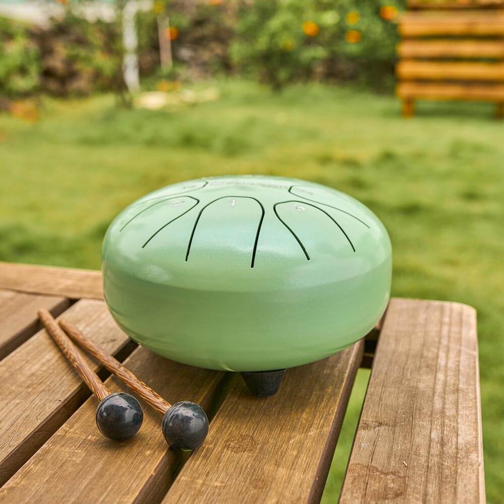 Sonodrum Zungentrommel - "Standard" - Handgefertigt - (14cm / 20cm) - 8 Zungen - C-Dur