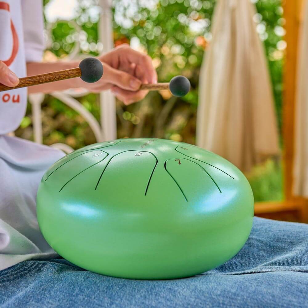 Sonodrum Zungentrommel - "Standard" - Handgefertigt - (14cm / 20cm) - 8 Zungen - C-Dur