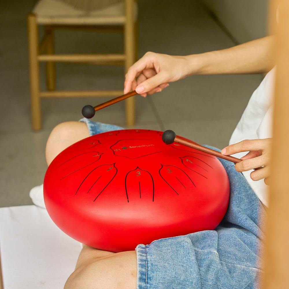 Sonodrum Zungentrommel - "Standard" - Handgefertigt - 30cm - 11 Zungen - D-Dur