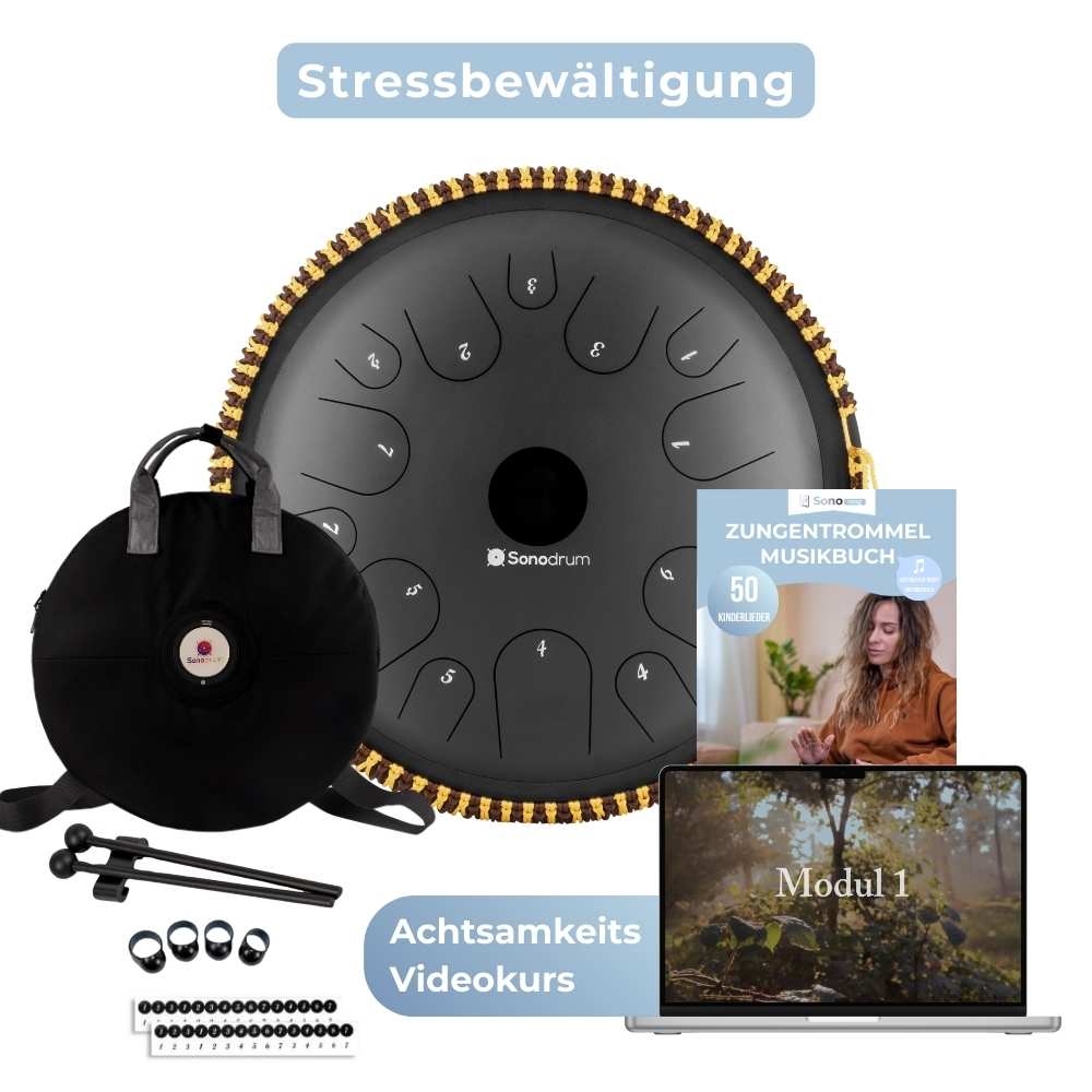 Sonodrum Zungentrommel - Stressbewältigungs Starter Set