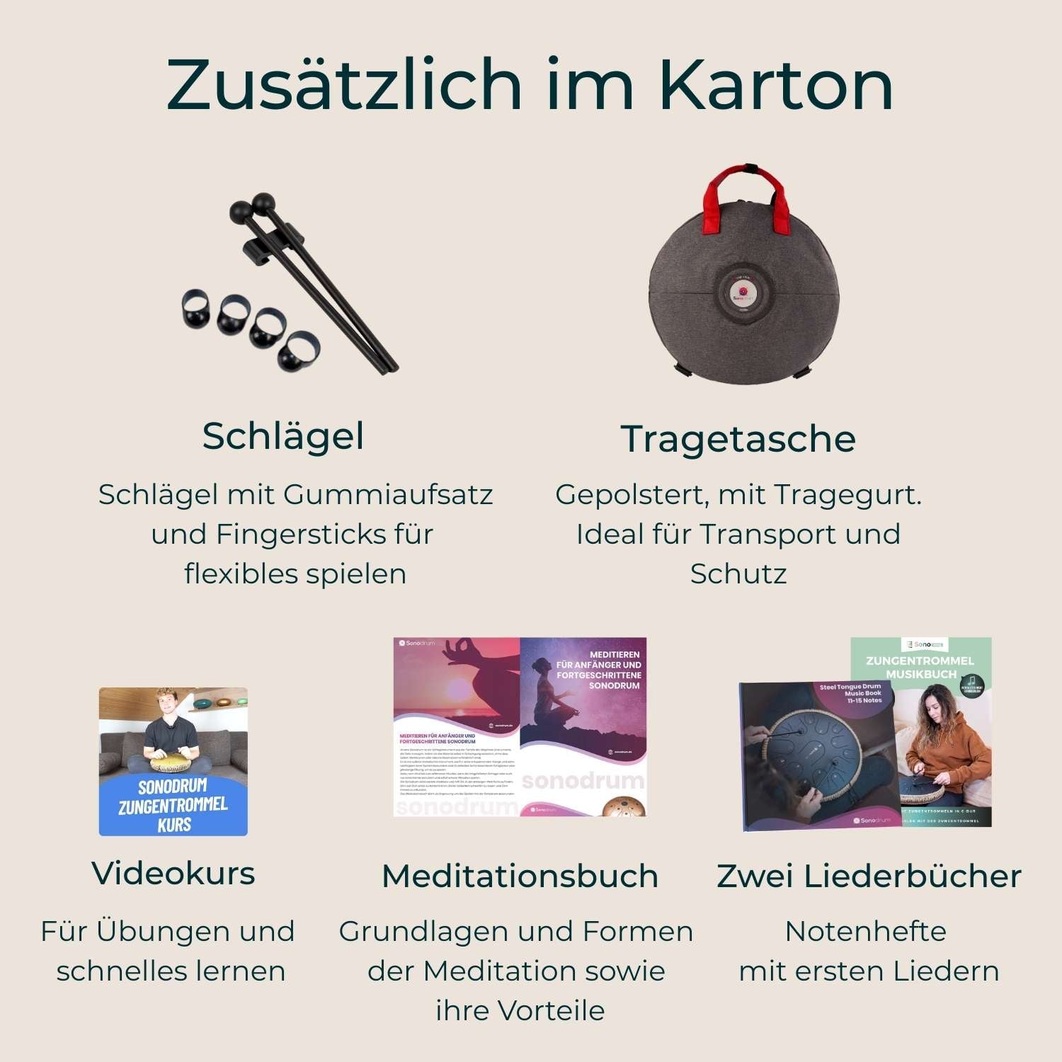 Sonodrum Zungentrommel - Meditations Starter Set