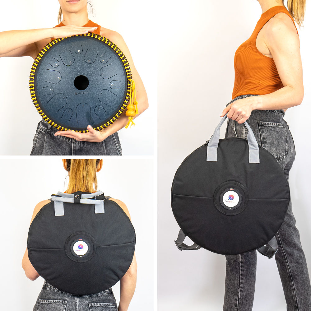 Sonodrum Zungentrommel - "Exclusive" - Handgefertigt - 38cm - 14 Zungen - C-Dur